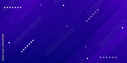 minimal geometric background. purple elements with fluid gradient. dynamic shapes composition. eps10