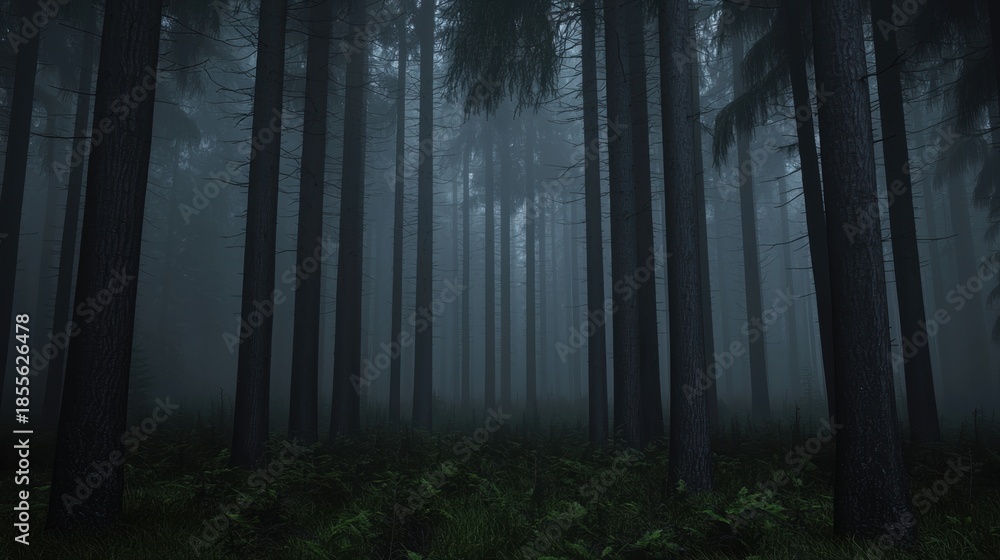 Fototapeta premium A Dark Forest