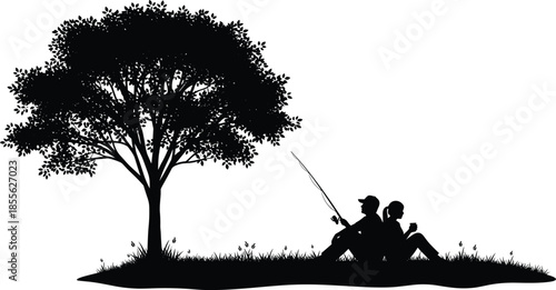 Vector set of black llama and alpaca silhouettes in various standing poses isolated on white background for farm animal graphic design