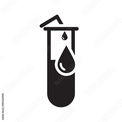 Simple water pump icon in minimalist style design