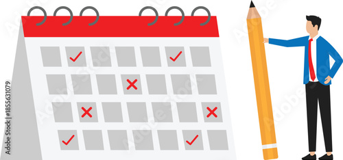 Calendar schedule and work planning and organization
