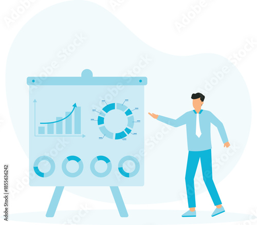 Assessing the cost of a project, calculating a budget and accounting for an investment and savings concept