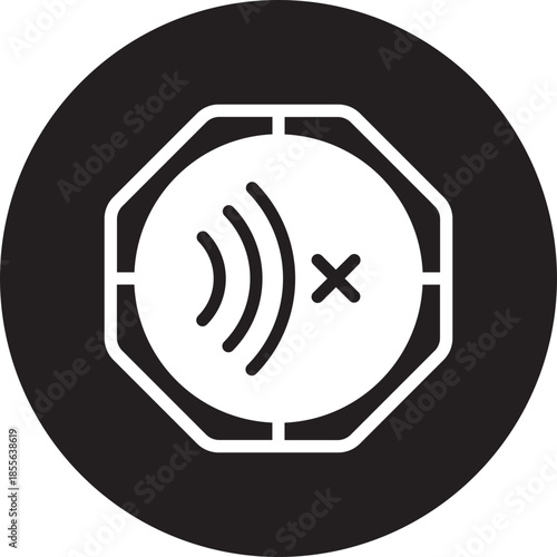 no sound glyph icon