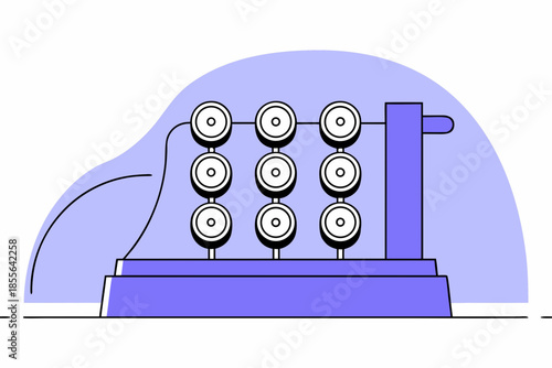 Classic rotary telephone