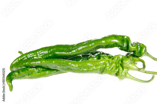 Chilies are isolated in white background