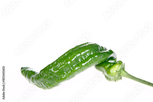 Chilies are isolated in white background