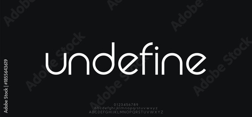 Underfine  Creative font. Modern abstract digital tech font. Logo creative font, type, technology, movie, digital, music, movie. Fonts and illustration in vector format.