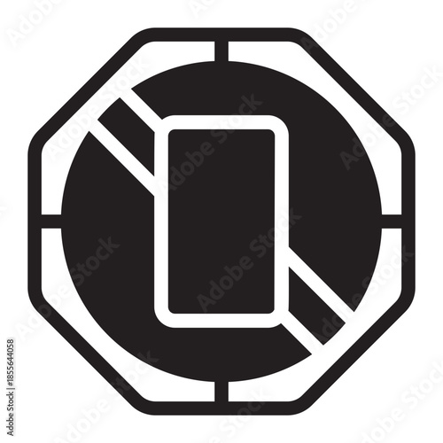 no phone glyph icon