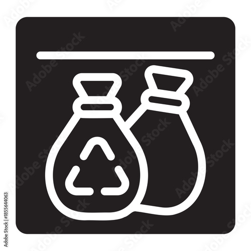 no littering glyph icon