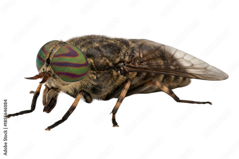 Naklejka premium Flies isolated on transparent background