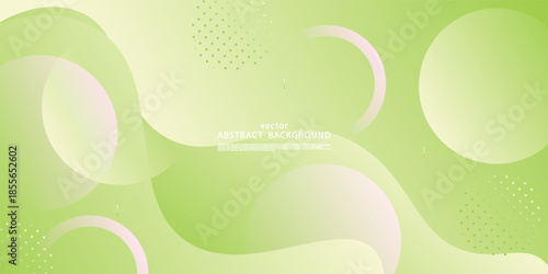 Abstract bright green wave pattern background. Simple circle shape pattern element design. Vector eps10