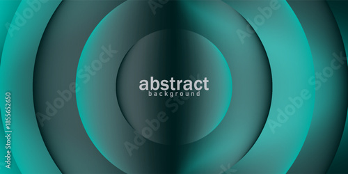 abstract blurry sphere in gradient tuquoise blue background artificial intelligence theme cloud technology template website banner advertisement poster tech product package design vector eps.
