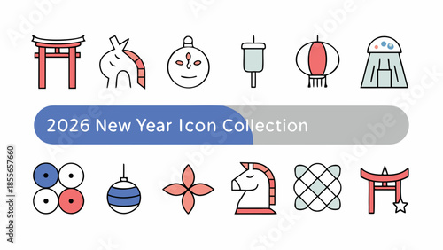 set of icons for web and mobile