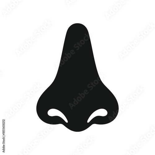 Silhouette of human nose icon