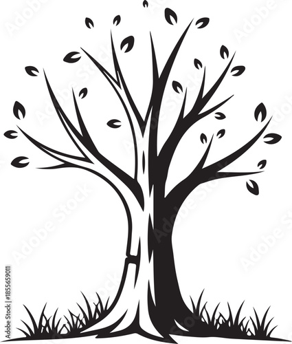 
Tree Silhouette Vector  Unique Designs
