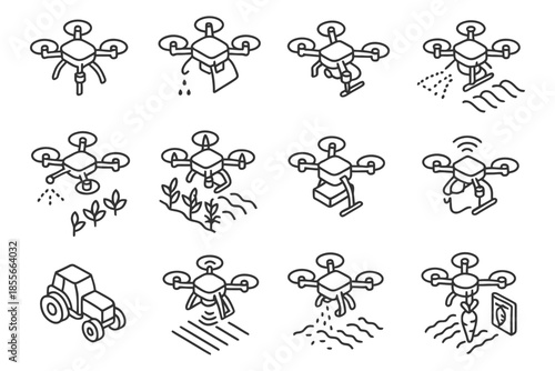 Agricultural drones: smart farming technology with various functions and applications.