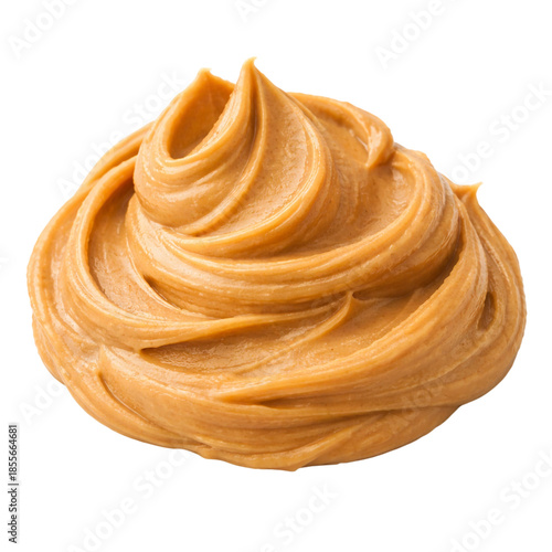 Creamy peanut butter swirl dollop