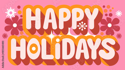 A vibrant retro-style 