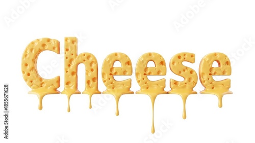 Cheese Block Isolated On White Background