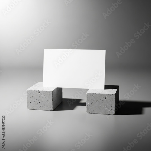 Minimalist concrete display