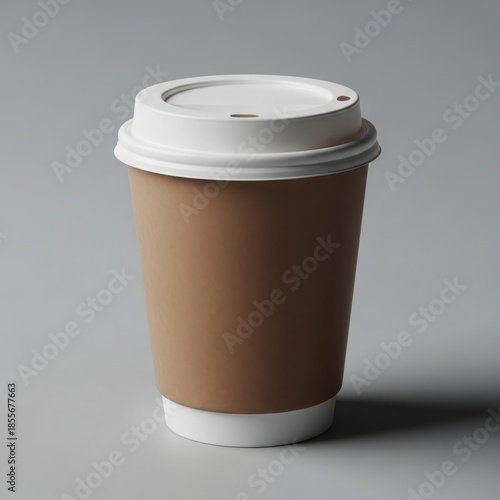 Single disposable coffee cup
