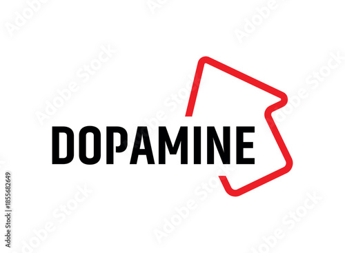 dopamine text on white background