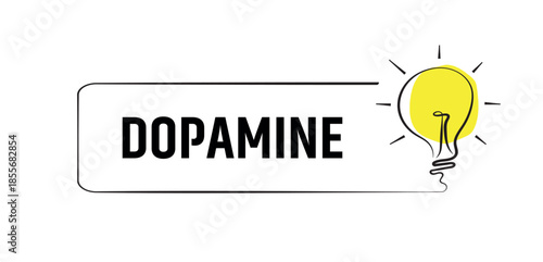 dopamine text on white background