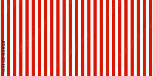 Vertical red and white stripes background. Seamless and repeating pattern ilustrasion modern.