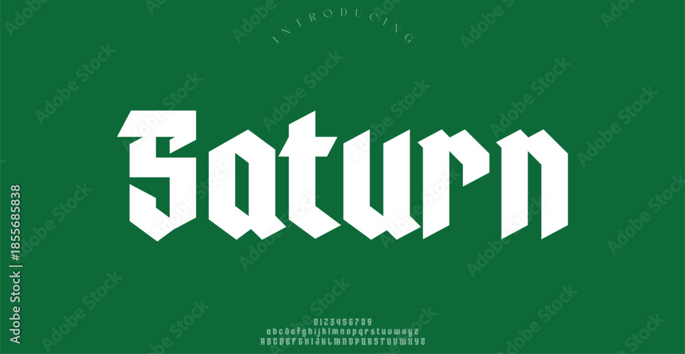 Naklejka premium Modern minimal abstract alphabet fonts. Typography technology, electronic, movie, digital, music, future, logo creative font. vector illustration