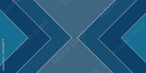 Blue turquoise and Darkblue angle arrow overlap vector background on space for text and message artwork design.