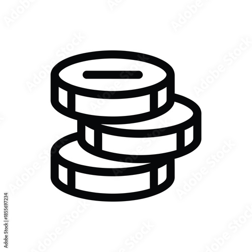 Data Token Stack Icon