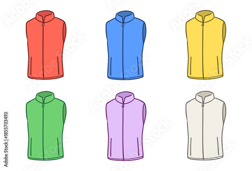 登山・アウトドア用軽量フリースベスト