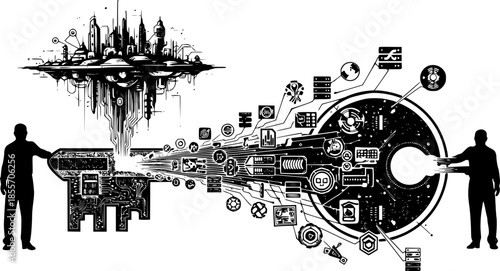 AI Key: Technology Unlocks the Future, Bypassing Human Gatekeepers.
