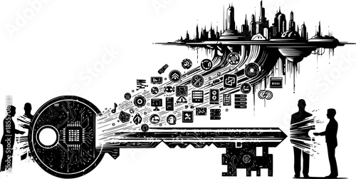 AI Key: Technology Unlocks the Future, Bypassing Human Gatekeepers.
