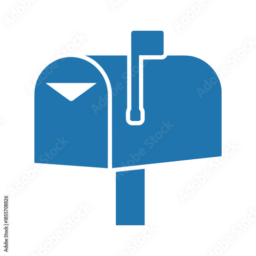 Blue Mailbox Icon