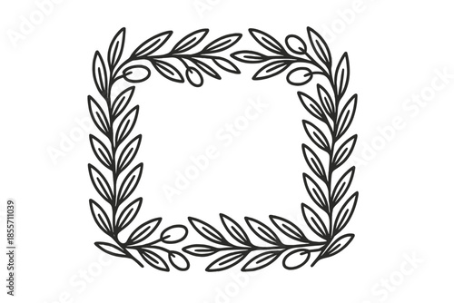 Olive Branch Square Frame