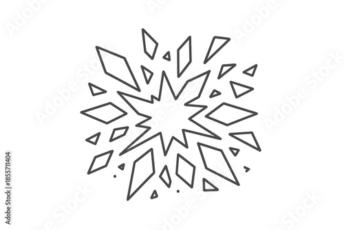 Abstract Geometric Starburst Background