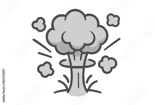 Explosion Cloud Icon