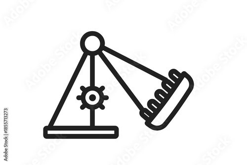 Amusement park ride icon