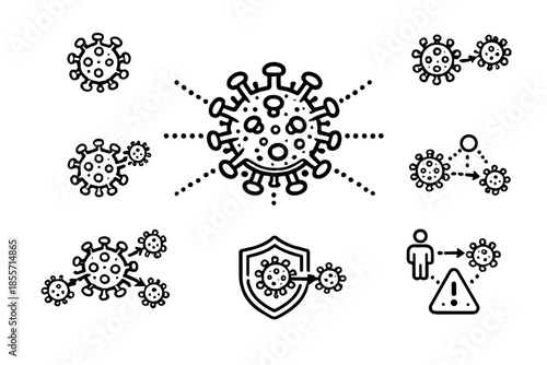 Corona Virus Spread and Protection Concepts