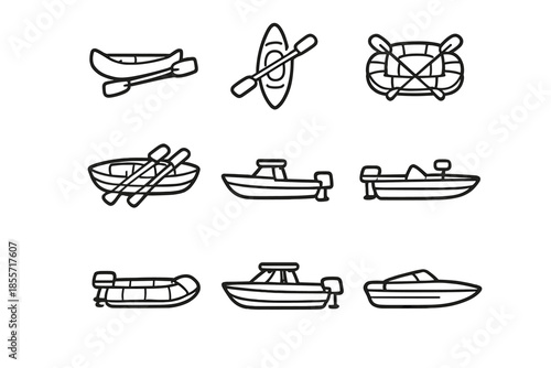 Collection of Watercraft Icons