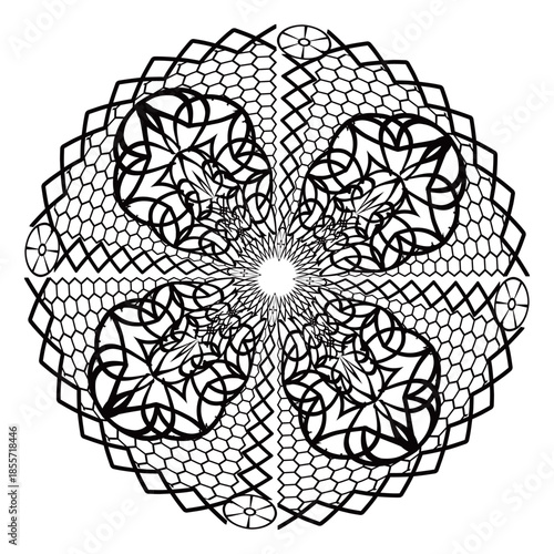 Sweet Cute Lace Fabric Decorative Elements, Elegant Vector Design