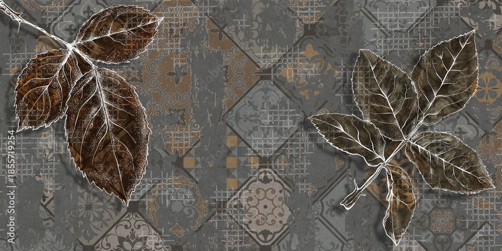 Fototapeta close up of a bird of prey colorful digital printed wallpaper for home decorative bathroom tile.