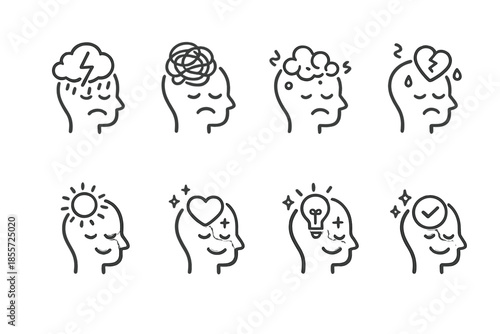 Mental health concepts: negative and positive mindsets