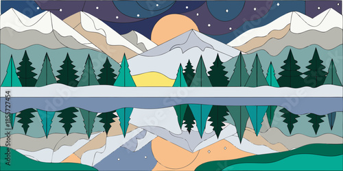 Majestic Mountain Twilight