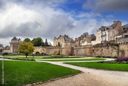 City walls of Vannes, France