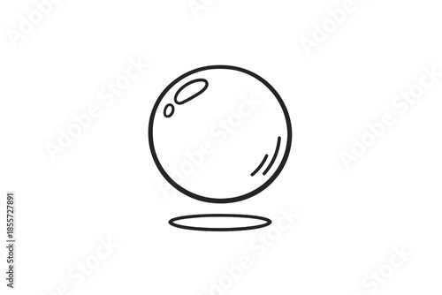 Crystal Ball on a Pedestal