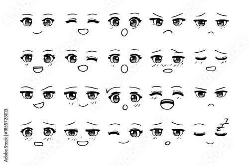 Anime Eye Expressions Pack