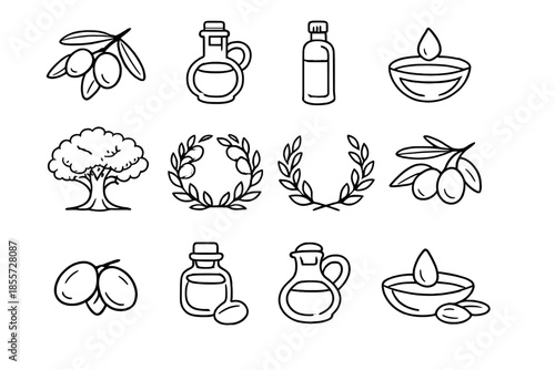 Olive Oil Icons