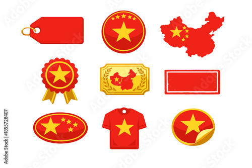China patriotic symbols collection